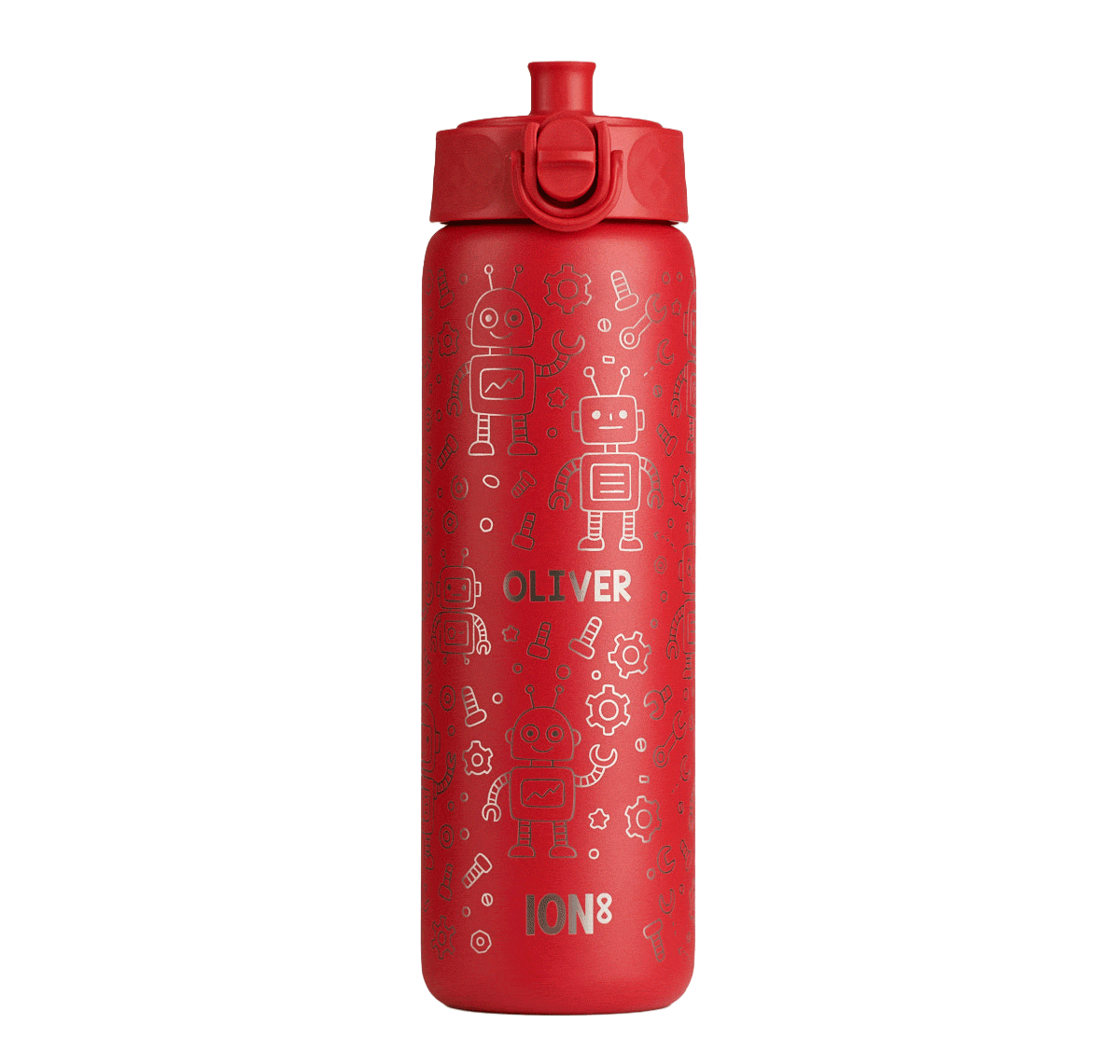 Personalised Robot Children's School Ion8 Water Bottle, 3 of 12