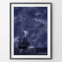 'A Tall Ship And A Star' Constellation Print, thumbnail 5 of 6