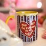 You Are My Espresso Valentine Mug Romantic Gift, thumbnail 8 of 9
