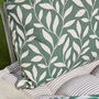 Botanical Leaves Cotton Cushion, thumbnail 4 of 5