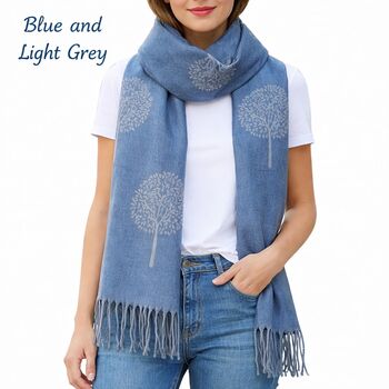 Gift Boxed Cashmere Tree Of Life Scarf, 4 of 12