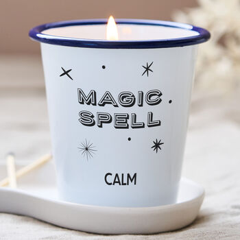 Enamel Personalised Magic Spell Candle, 2 of 7