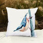 Inky Nuthatch Water Resistant Outdoor Garden Cushion, thumbnail 4 of 8
