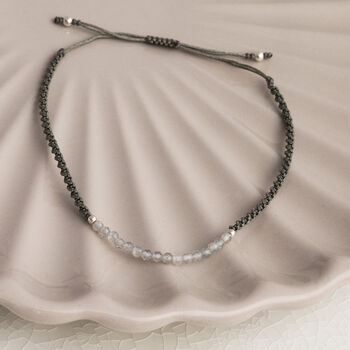 Sterling Silver Gemstone Friendship Bracelet, 10 of 11