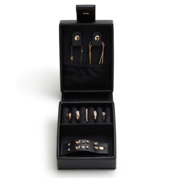 Travel Jewellery Box | Medium | Black, 8 of 9