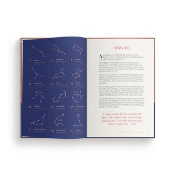 Taurus Star Sign Gift Personalised Astrology Book, 8 of 9