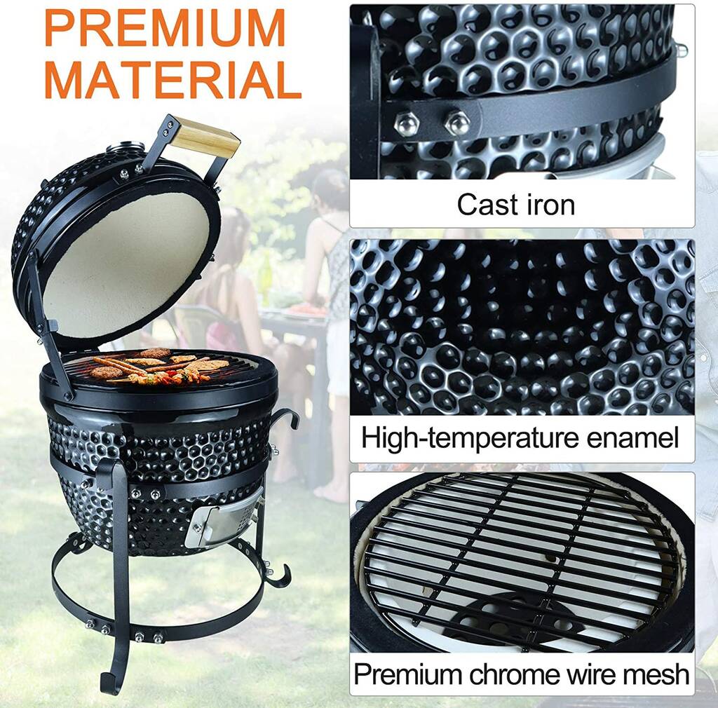 Ceramic Kamado Japanese Egg Barbecue By Air Armor