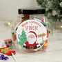 Personalised Santa Sweet Jar – Stocking Filler, thumbnail 1 of 4