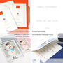 Personalised Snowman Baby 1st Christmas Card, thumbnail 8 of 8