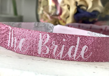Bride Tribe Rose Gold Hen Party Wristbands, 6 of 8