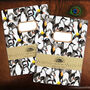 Waddle Of Penguins A5 Lined And Plain Notebook Set, thumbnail 1 of 7