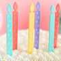 Colourful Reusable Birthday Candle Cake Toppers, thumbnail 3 of 6