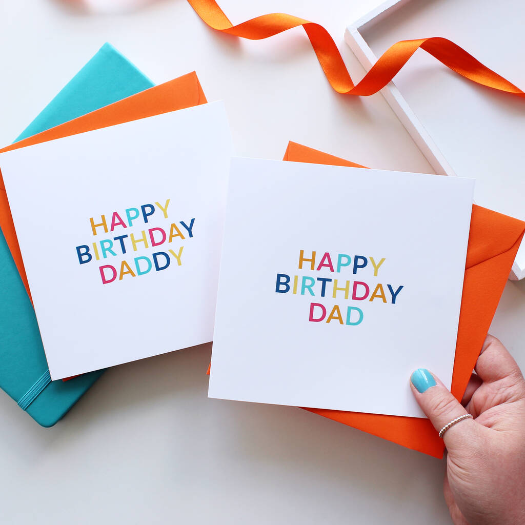'Happy Birthday Dad' Birthday Card, 1 of 4