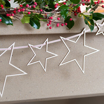 Star Streamers Wooden Garland, 3 of 12