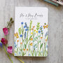 Personalised Wedding Wildflower Pattern Notebook Gift, thumbnail 2 of 2