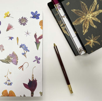 Gilded Pressed Flower Journal Notebook, 5 of 5