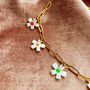 Colour Pop Pearl Daisy Chain Necklace, thumbnail 4 of 6