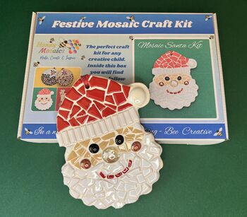 Father Christmas Mosaic Craft Kit, 2 of 2