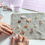 Beaded Embroidery Kit In 'Pink', thumbnail 2 of 11