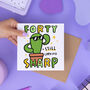 'Still Looking Sharp' 40th Birthday Card, thumbnail 2 of 2