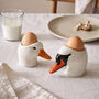 Handmade Ceramic Swan Shaped Egg Cup, thumbnail 2 of 2