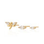 Dragonfly Set Of Three Single Stud Earrings, thumbnail 4 of 7