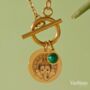 Goddess Ganesha Malachite Pendant Necklace, thumbnail 4 of 12