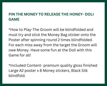 Pin The Money To Release The Honey Asian Doli Game, 4 of 6