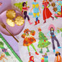 12 Slays Of Christmas Tea Towel, thumbnail 5 of 8