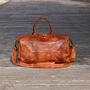 Genuine Leather Holdall With Straps Detail, thumbnail 6 of 12