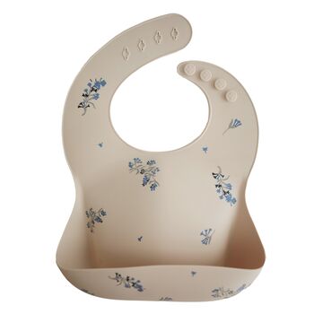 Silicone Baby Bib Floral, 2 of 2