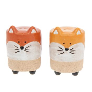 Fox Salt And Pepper Shakers Christmas Present, 2 of 3