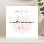Personalised Cat Mum Birthday Card From Cat, thumbnail 7 of 8