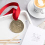 Personalised Father's Day Child's Drawing Medal, thumbnail 1 of 6