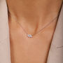 Crystal Cluster Necklace, thumbnail 4 of 4