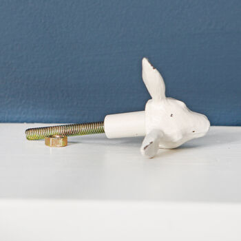 White Rabbit Drawer Knob, 2 of 3