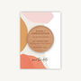 Painterly Colour Pop Wooden Magnet Save The Date, thumbnail 1 of 6