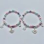 Personalised Sister Bracelet Or Cousin Charm Bracelet, thumbnail 5 of 12