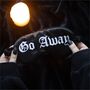 Go Away Gothic Satin Sleep Mask, thumbnail 1 of 3