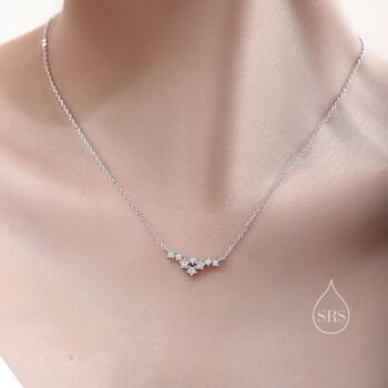 Sterling Silver Cz Constellation Necklace, 3 of 10