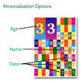 Personalised Birthday Card Age Name Date, thumbnail 2 of 9