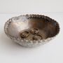 Handmade Gold And Blue Brown Mini Pottery Ring Dish, thumbnail 1 of 9