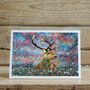 Red Stag In Heather Card, thumbnail 2 of 2