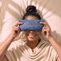 Namaste Embroidered Lavender Eye Pillow, thumbnail 1 of 6