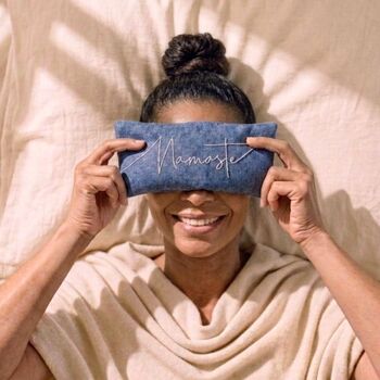 Namaste Embroidered Lavender Eye Pillow, 2 of 6