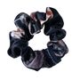 Silk Scrunchie Fleur Japonaise Midnight Blue, thumbnail 7 of 8