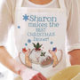 Personalised Christmas Dinner Apron, thumbnail 1 of 8