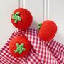 Tomato Soft Toy Crochet Fruit, thumbnail 2 of 8