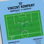 Vincent Kompany Premier League 2019 Man City Print, thumbnail 2 of 4