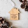 Wooden House First Christmas New Home Decoration, thumbnail 6 of 6